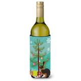 Caroline'S Treasures Tan Rabbit Christmas Decorative Bottle Hugger, 750Ml, Multicolor