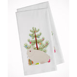 Hermelin Rabbit Christmas White Kitchen Towel Set Of 2