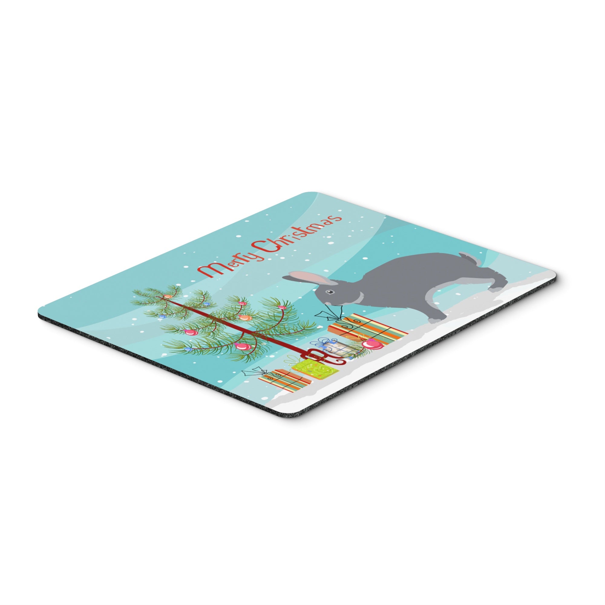 Caroline'S Treasures Giant Chinchilla Rabbit Christmas Mouse & Hot Pad Or Trivet, 7.75 X 9.25, Multicolor (Bb9333Mp)