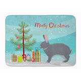 Caroline'S Treasures Giant Chinchilla Rabbit Christmas Floor Mat, 19 X 27, Multicolor