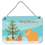 Caroline'S Treasures Holland Lop Rabbit Christmas Metal Print, 8 X 12, Multicolor