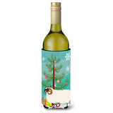 Caroline'S Treasures Scottish Blackface Sheep Christmas Decorative Bottle Hugger, 750Ml, Multicolor