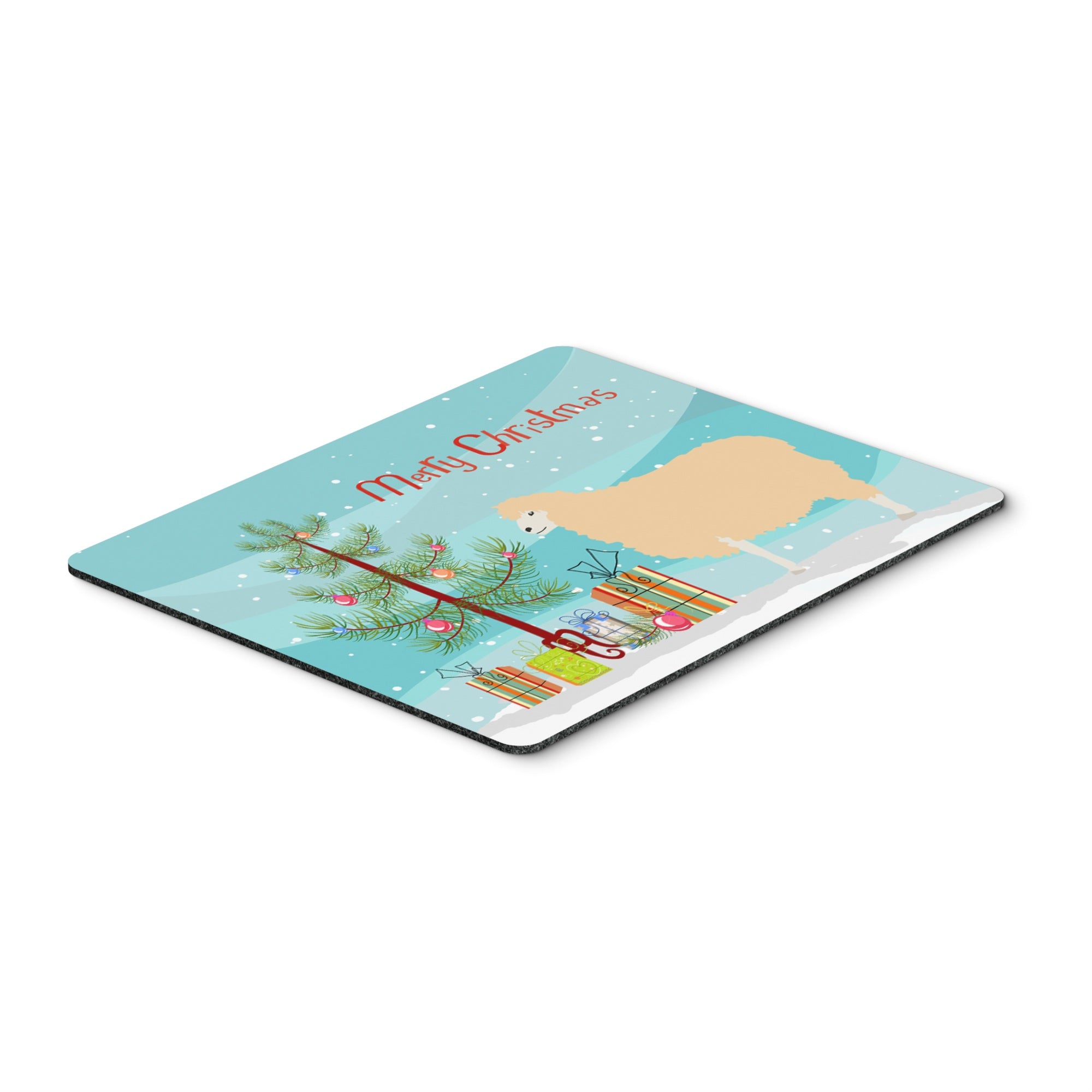 Caroline'S Treasures English Leicester Longwool Sheep Christmas Mouse & Hot Pad Or Trivet, 7.75 X 9.25, Multicolor (Bb