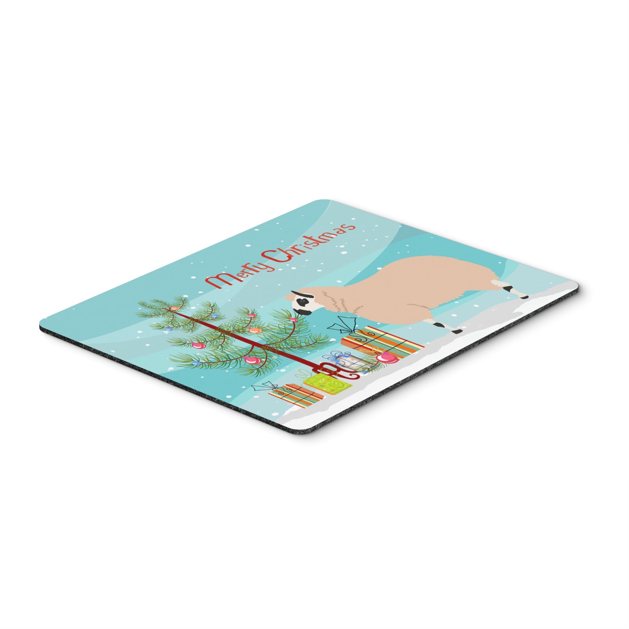 Caroline'S Treasures Kerry Hill Sheep Christmas Mouse & Hot Pad Or Trivet, 7.75 X 9.25, Multicolor (Bb9346Mp)