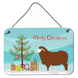 Caroline'S Treasures Merino Sheep Christmas Metal Print, 8 X 12, Multicolor
