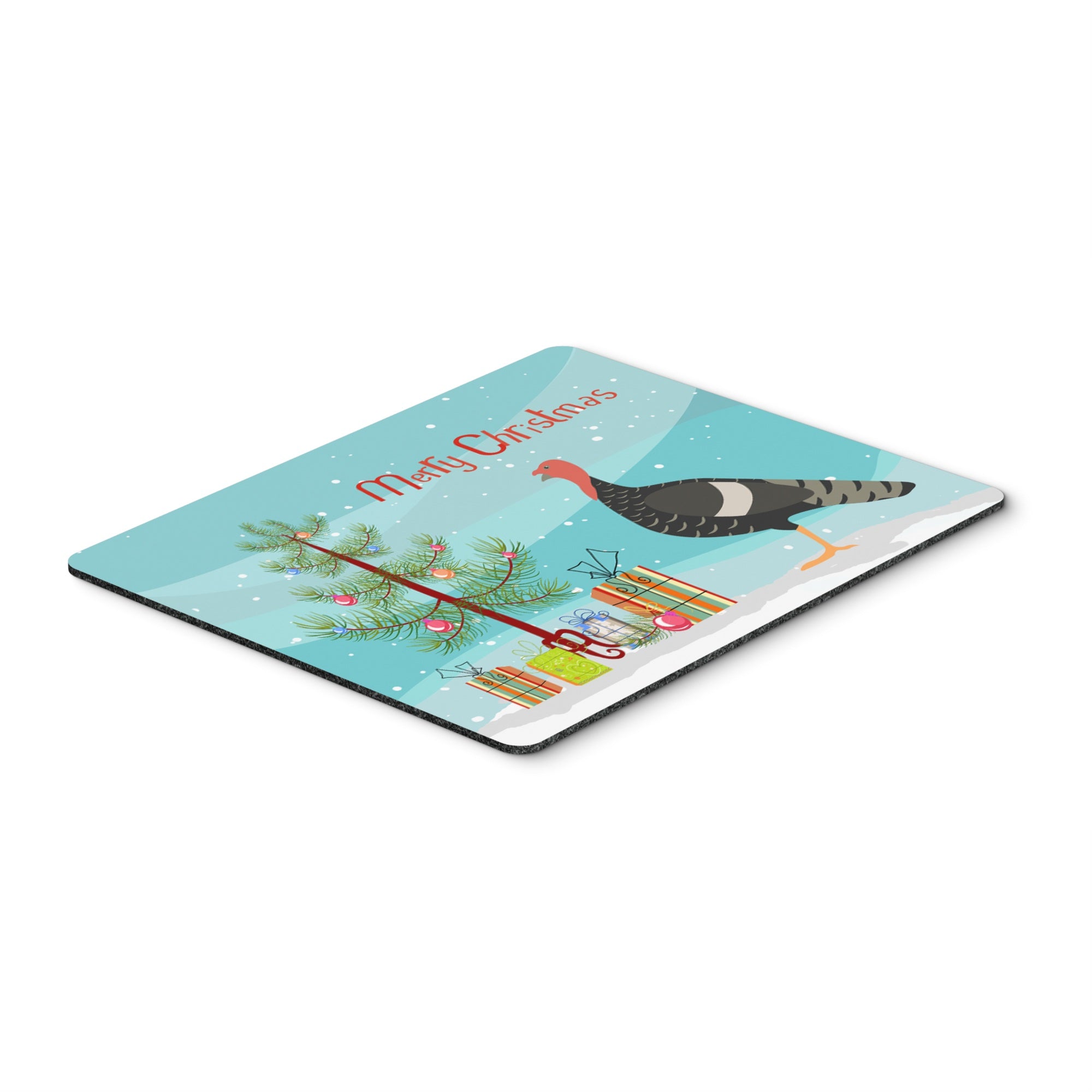 Caroline'S Treasures Marragansett Turkey Christmas Mouse & Hot Pad Or Trivet, 7.75 X 9.25, Multicolor (Bb9354Mp)