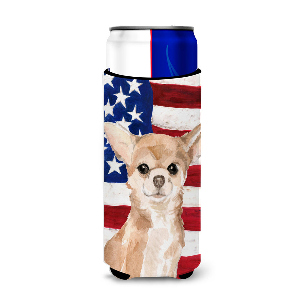 Caroline'S Treasures Chihuahua Leg Up Patriotic Decorative Can Hugger - Thumbnail 2