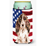 Caroline'S Treasures Brown Parti Patriotic Decorative Can Hugger, Tall, Multicolor