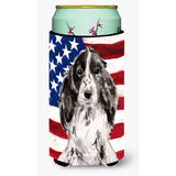 Caroline'S Treasures Black Parti Patriotic Decorative Can Hugger, Tall, Multicolor