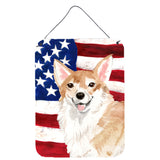 Caroline'S Treasures Corgi Patriotic Metal Print, 16 X 12, Multicolor