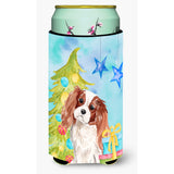 Caroline'S Treasures Blenheim Cavalier Spaniel Christmas Decorative Can Hugger, Tall, Multicolor