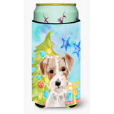 Caroline'S Treasures Wire Hair Jack Russell Christmas Decorative Can Hugger, Tall, Multicolor