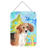Caroline'S Treasures Beagle Christmas Metal Print, 16 X 12, Multicolor