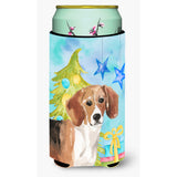 Caroline'S Treasures Beagle Christmas Decorative Can Hugger, Tall, Multicolor