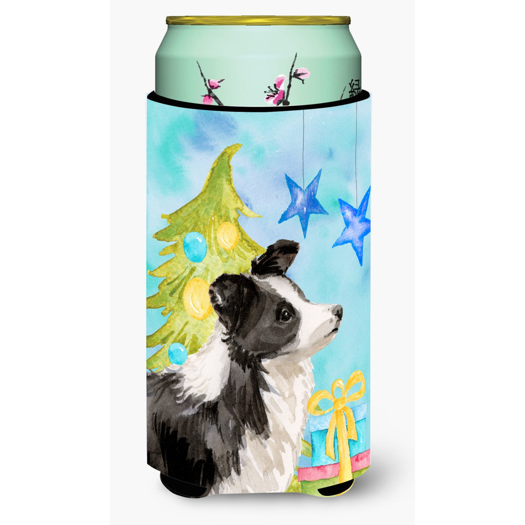 Caroline'S Treasures Border Collie Christmas Decorative Bottle Hugger - Thumbnail 3