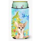 Caroline'S Treasures Chihuahua Christmas Decorative Can Hugger, Tall, Multicolor