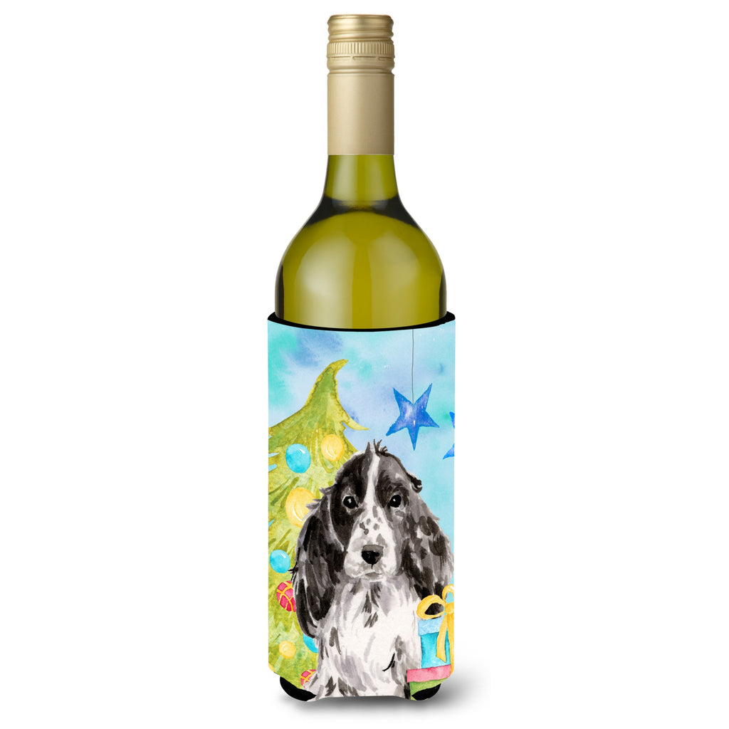 Caroline's Treasures Brown Parti Christmas Decorative Bottle Hugger