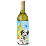 Caroline'S Treasures Dalmatian Christmas Decorative Bottle Hugger, 750Ml, Multicolor