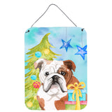 Caroline'S Treasures English Bulldog Christmas Metal Print, 16 X 12, Multicolor