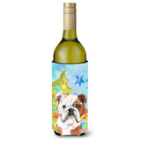 Caroline'S Treasures English Bulldog Christmas Decorative Bottle Hugger, 750Ml, Multicolor