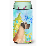 Caroline'S Treasures Fawn Natural Dane Christmas Decorative Can Hugger, Tall, Multicolor