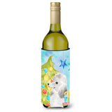 Caroline'S Treasures White Standard Poodle Christmas Decorative Bottle Hugger, 750Ml, Multicolor