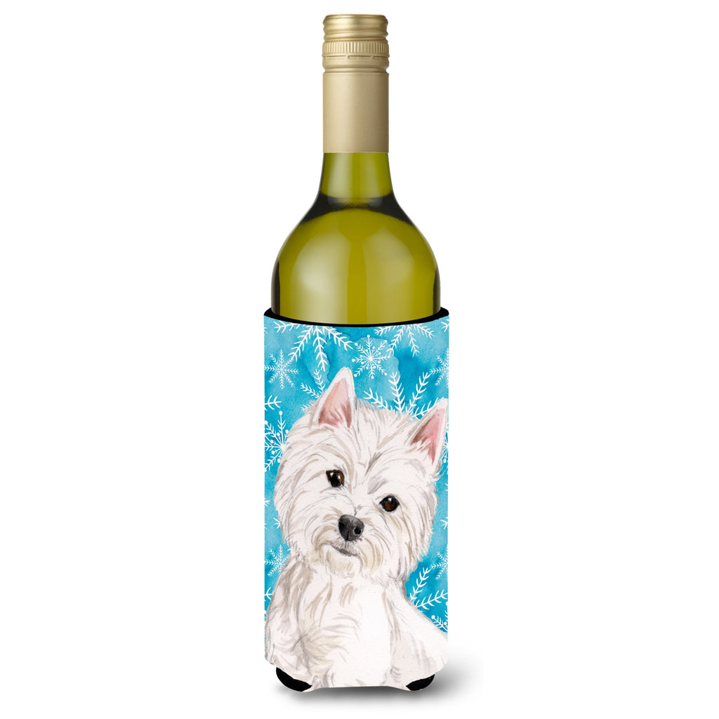 Caroline's Treasures Westie Winter Decorative Bottle Hugger - Thumbnail 2