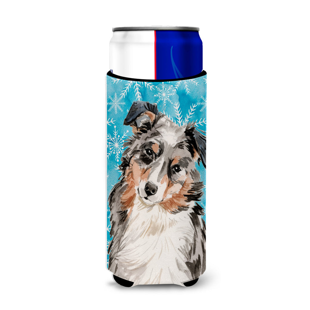 Caroline'S Treasures Australian Shepherd Patriotic Decorative Can Hugger, Slim - Thumbnail 5