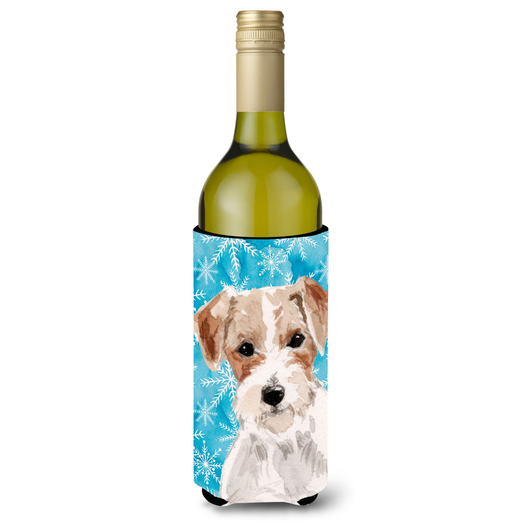 Caroline's Treasures Wire Hair Jack Russell Winter Decorative Bottle Hugger - Thumbnail 3
