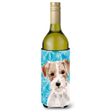 Caroline'S Treasures Wire Hair Jack Russell Winter Decorative Bottle Hugger, 750Ml, Multicolor