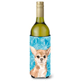 Caroline'S Treasures Chihuahua Winter Decorative Bottle Hugger, 750Ml, Multicolor