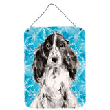 Caroline'S Treasures Black Parti Winter Metal Print, 16 X 12, Multicolor