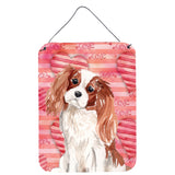 Caroline'S Treasures Blenheim Cavalier Spaniel Love Metal Print, 16 X 12, Multicolor