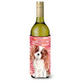 Caroline'S Treasures Blenheim Cavalier Spaniel Love Decorative Bottle Hugger, 750Ml, Multicolor