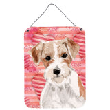 Caroline'S Treasures Wire Hair Jack Russell Love Metal Print, 16 X 12, Multicolor