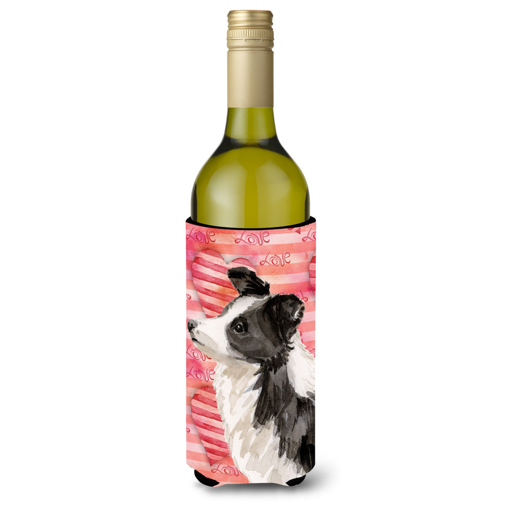 Caroline'S Treasures Border Collie Christmas Decorative Bottle Hugger - Thumbnail 2