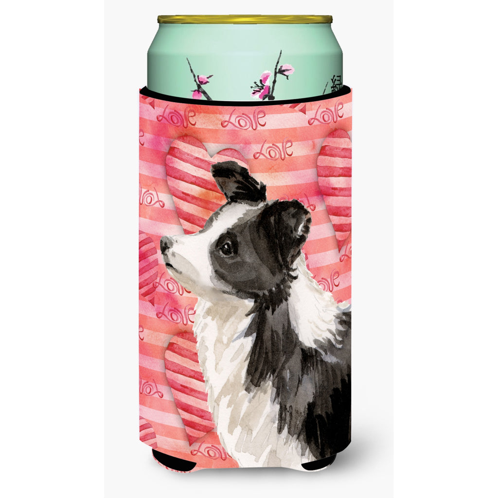 Caroline's Treasures Border Collie Winter Decorative Can Hugger, Tall - Thumbnail 3
