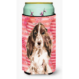 Caroline'S Treasures Brown Parti Love Decorative Can Hugger, Tall, Multicolor