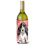 Caroline'S Treasures Black Parti Love Decorative Bottle Hugger, 750Ml, Multicolor