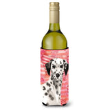 Caroline'S Treasures Dalmatian Love Decorative Bottle Hugger, 750Ml, Multicolor