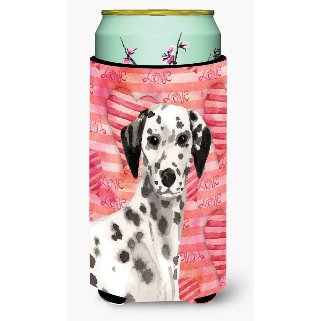 Caroline'S Treasures Dalmatian Love Decorative Can Hugger, Tall