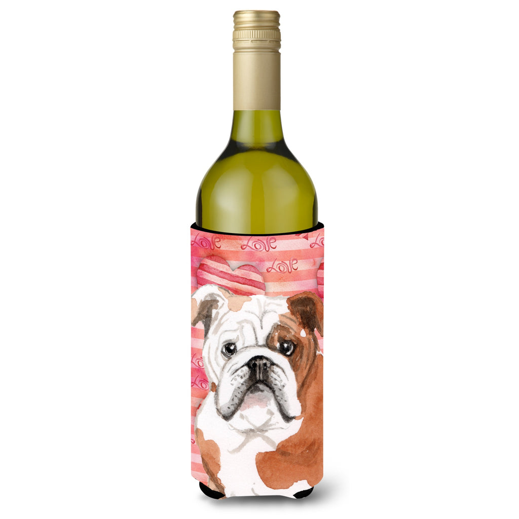 Caroline'S Treasures English Bulldog Love Decorative Bottle Hugger - Thumbnail 4