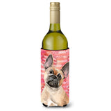 Caroline'S Treasures Fawn French Bulldog Love Decorative Bottle Hugger, 750Ml, Multicolor