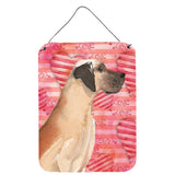Caroline'S Treasures Fawn Natural Dane Love Metal Print, 16 X 12, Multicolor