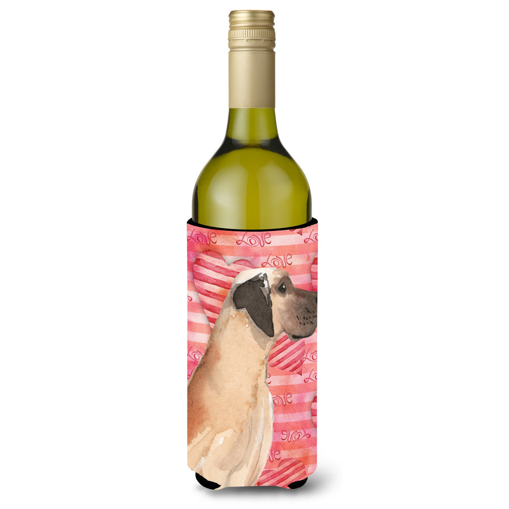 Caroline'S Treasures Fawn Natural Dane Love Decorative Can Hugger, Tall - Thumbnail 2