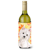 Caroline'S Treasures Westie Fall Decorative Bottle Hugger, 750Ml, Multicolor