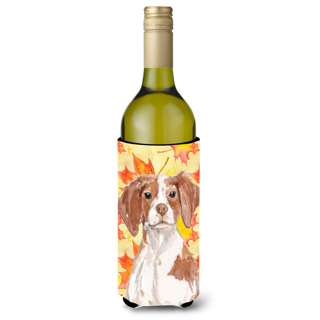 Caroline's Treasures Brittany Spaniel Christmas Decorative Bottle Hugger - Thumbnail 5