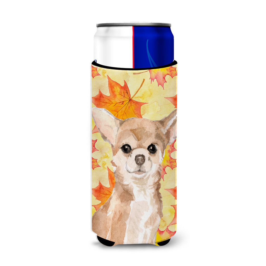 Chihuahua Fall Decorative Can Hugger, Slim - Thumbnail 2