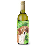 Caroline'S Treasures Beagle St. Patrick'S Decorative Bottle Hugger, 750Ml, Multicolor