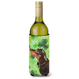 Caroline'S Treasures Black And Tan Dachshund St. Patrick'S Decorative Bottle Hugger, 750Ml, Multicolor